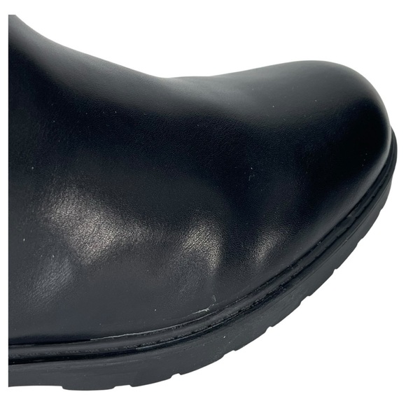 Giani Bernini Becca Black Faux Leather Womens Ankle Boots Size 9M - Picture 8 of 12